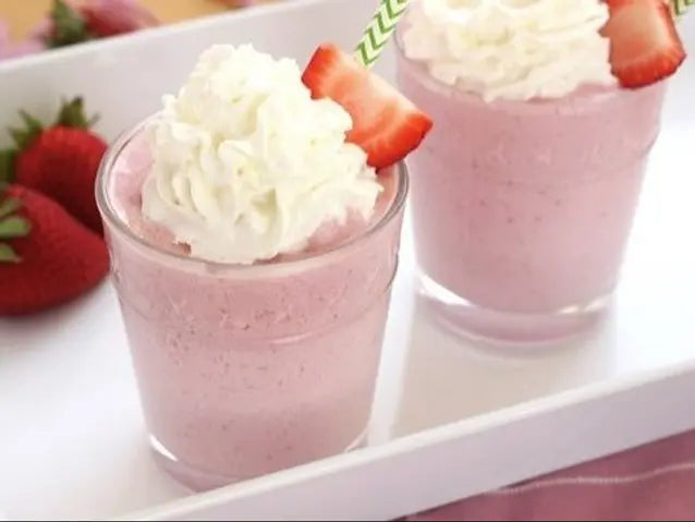 Strawberry Vanilla Frappe